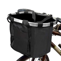 bicycle basket handlebar pet carrier cycling bike riding pouch cycle biking front carrier bag outdoor cycling activities