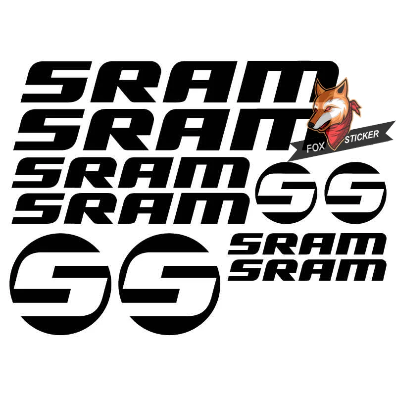 

Bicycle Frame Stickers Road Bike Mountain Bike MTB Track Bike TT Bike Cycle Decal Reflective Stickers for SRAM Stickers