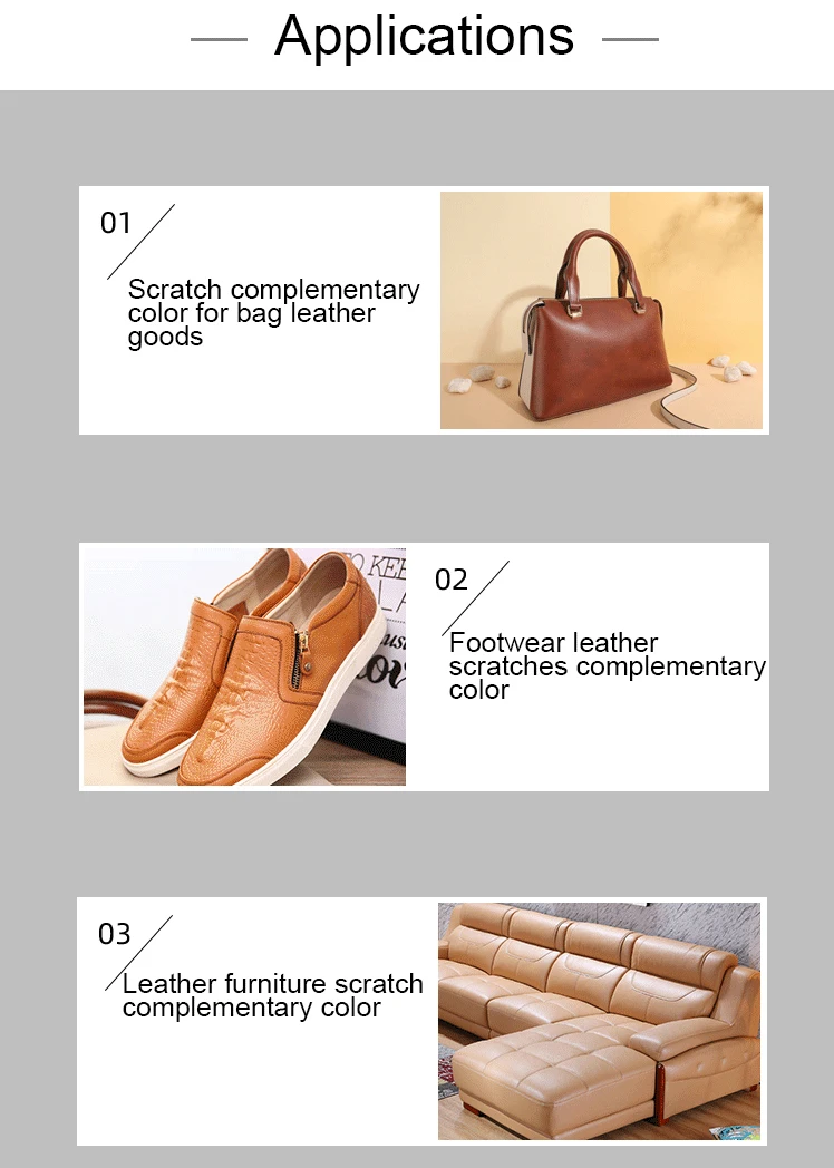 Набор для ремонта автомобильной кожи Полировочный набор из натуральной смолы 20