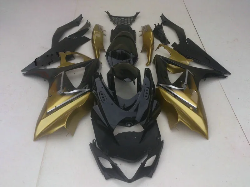 Первоклассный комплект обтекателей для мотоцикла GSXR1000 K7 07 08 GSXR 1000 2007 2008 ABS Золотой