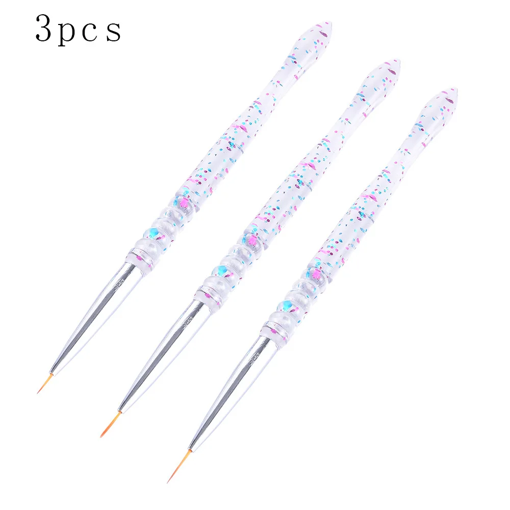 

Nail Art Dotting Drawing Painting Pen Hook Flower Carving Liner Polish Brush Accessories Nail Pen Beauty Makeup Tool 3Pcs/Set