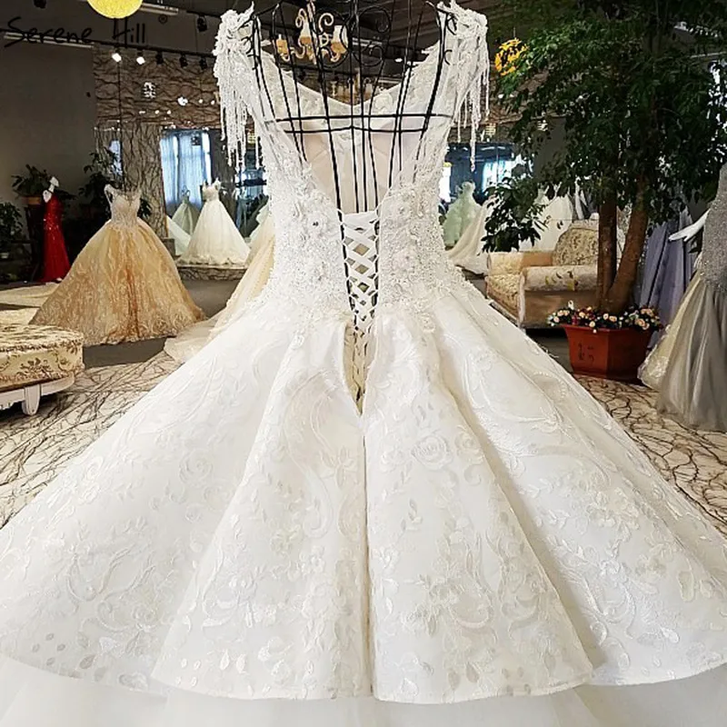Новейшее роскошное высококачественное винтажное свадебное платье 2021 без