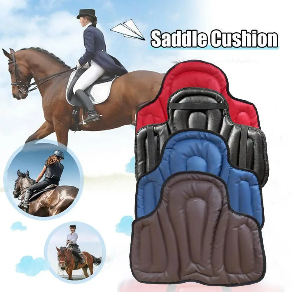 

Leather Equestrian Seat Leather Soft Riding Seat Absorption Memory Foam Shock Absorption Equipment Accessories