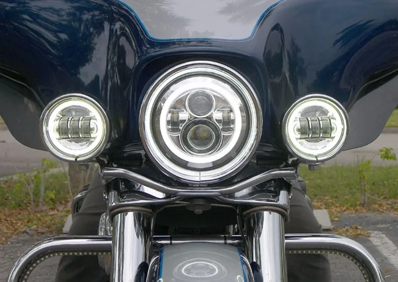 

7" Round Mounting Bracket Silver Motor Headlight Ring Mount Bracket for 7Inch Motorcycle Harley Headlight accessories