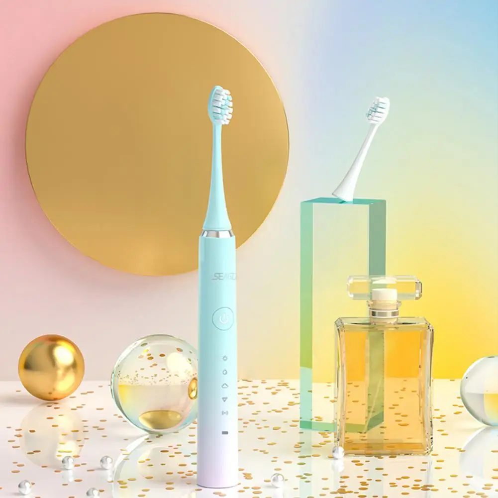 

seago 1Set Oral Brush Healthy Fast Charging ABS Electric Sonic Rechargeable Toothbrush for Home