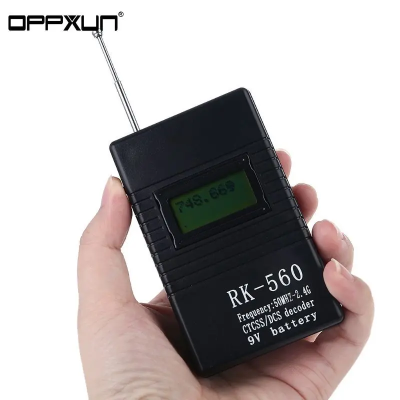 

OPPXUN for RK560 frequency counter 50MHz-2400MHz CTCSS / DCS decoder, for CB Radio two-way radio decoder FM