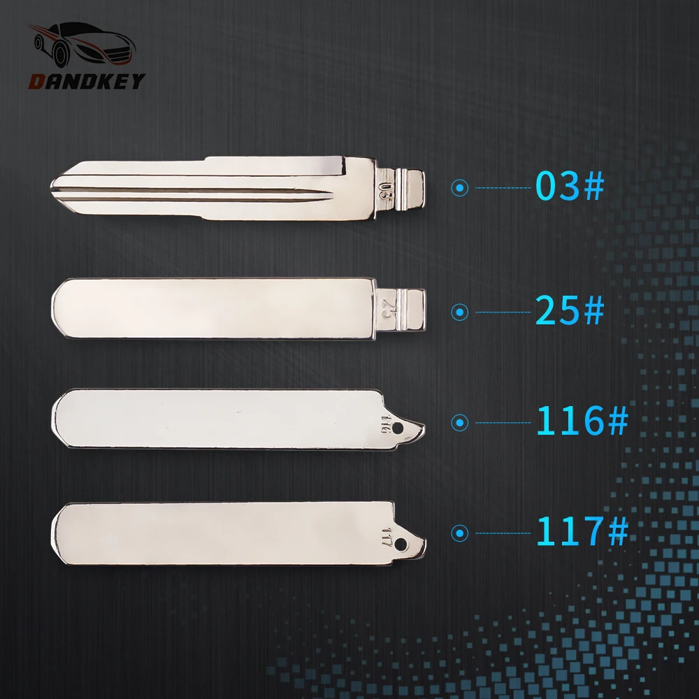 Dandkey #25 #03 #116 #117 флип Floding VVDI JMD ключ пустая головка для стержня Honda Accord подходит Civic