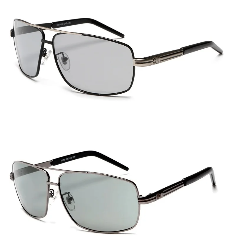 Мужские фотохромные солнцезащитные очки Vazrobe поляризационные очки-хамелеоны для