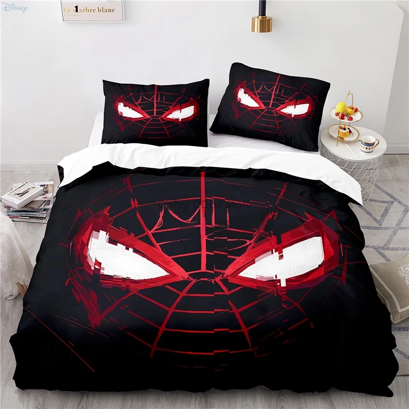 

Hot Slae New Spider Man Bedding Set Cartoon Boy Bed Linens 3d Duvet Cover Set Pillowcase Quilt Cover Adult Kids Bedspreads Gifts