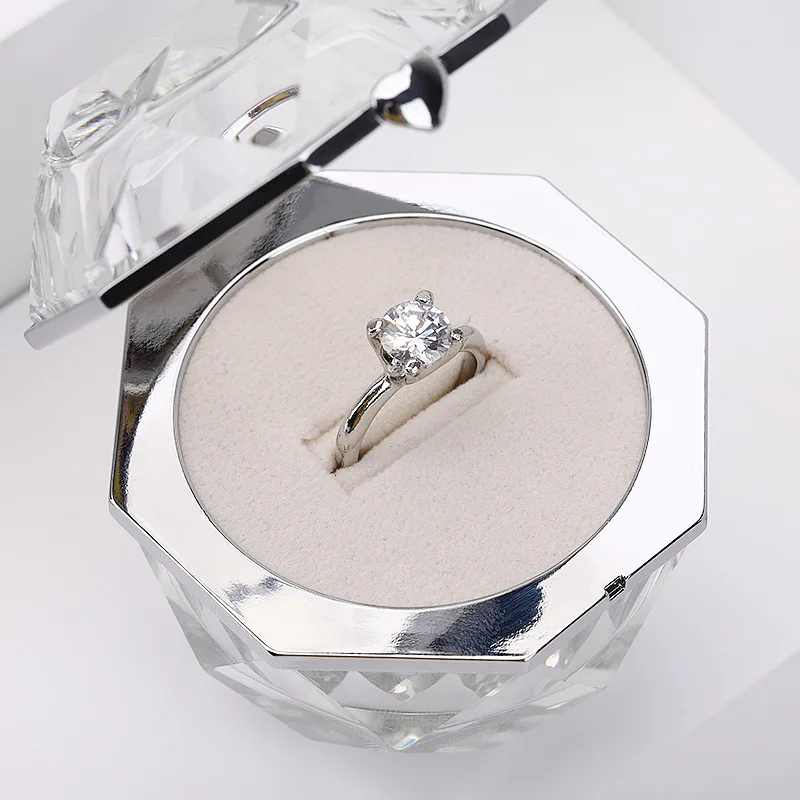 Роскошная искусственная коробка акриловые ювелирные изделия подарок свадебное