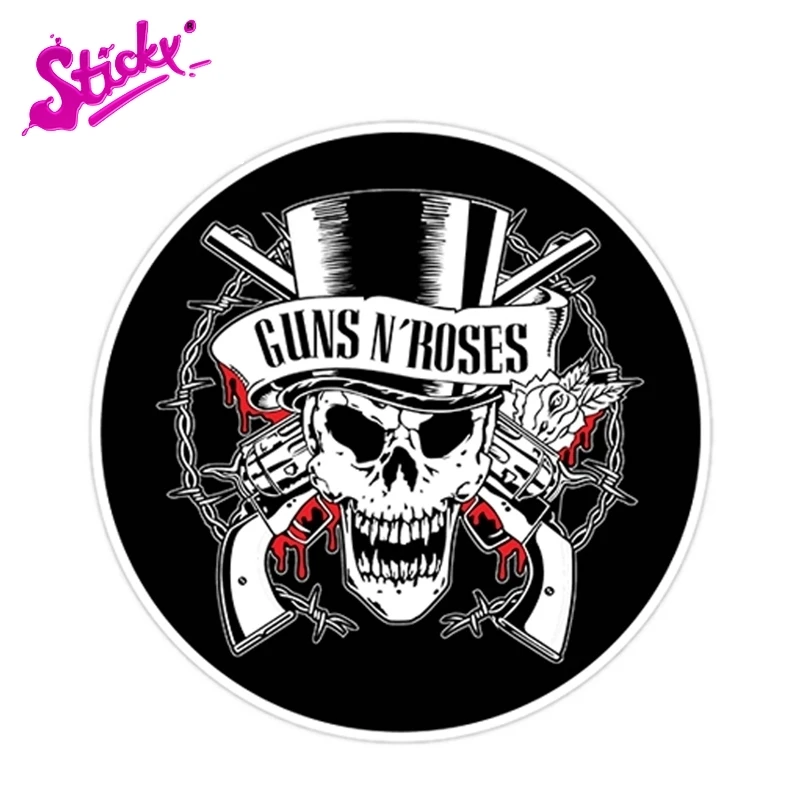 Липкий Пистолеты N Roses знак марка автомобиля Стикеры Наклейка Декор Мотоцикл