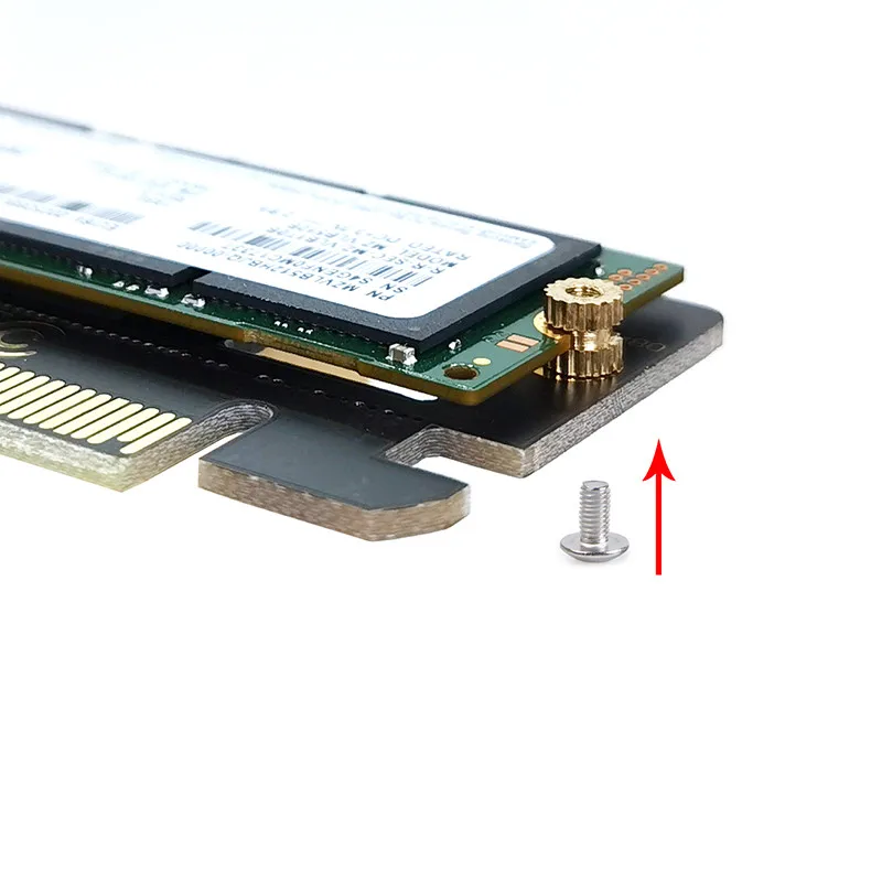Новая плата расширения M.2 NVME PCIE на M2 светодиодный адаптер SSD x16 компьютерный