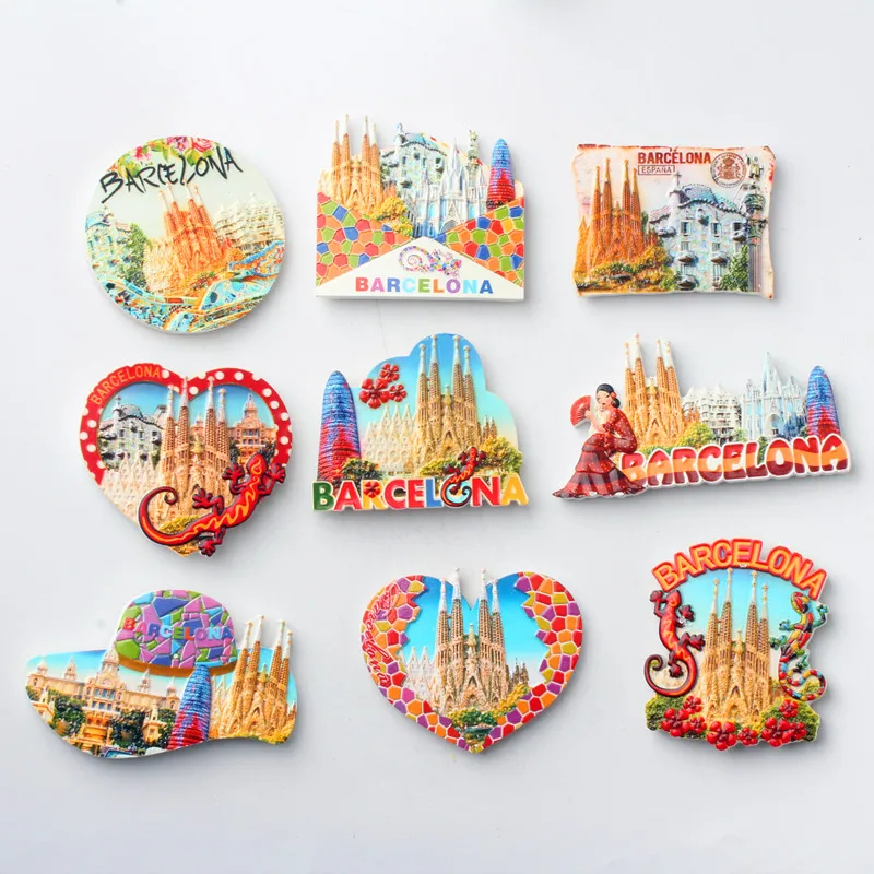 Магниты на холодильник с машинной печатью 3D для путешествий сувениров ремесел