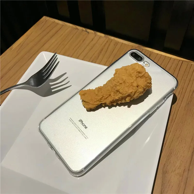 Новый 3D Рисунок куриные ноги чехол для телефона Iphone XS MAX прозрачный