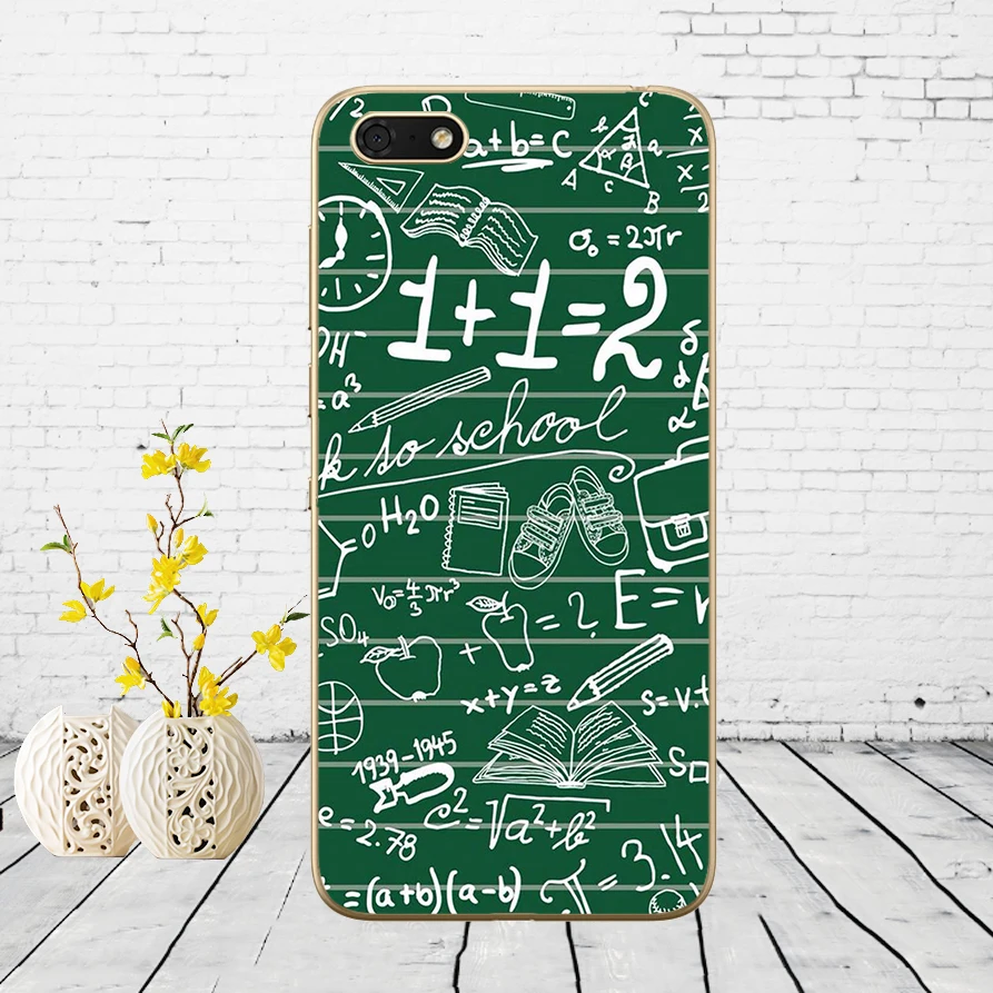 150 математических формул физической Формула Мягкий силиконовый чехол для Huawei honor