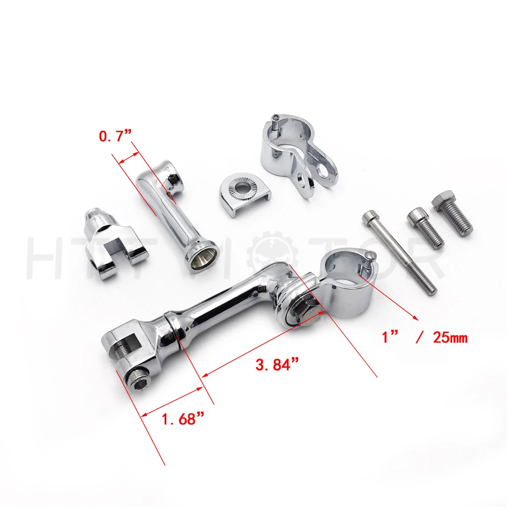 Aftermarket Бесплатная доставка мотоцикл части 25 мм 1 &quotхром шоссе защита двигателя