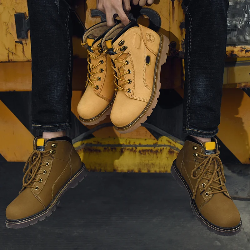 

Lcxmnd Martin men's boots winter high top men's shoes