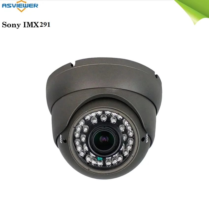 1080p Sony starvis imx291 ahd/tvi/cvi/cvbs Гибридный коаксиальный контроль Звездная световая камера ICR видеонаблюдение антивандальный купол