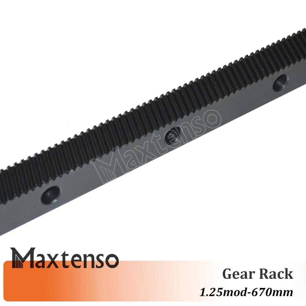 MAXTENSO 1.25mod модуль cnc зубчатая шестерня с винтовыми зубцами длина 670 м