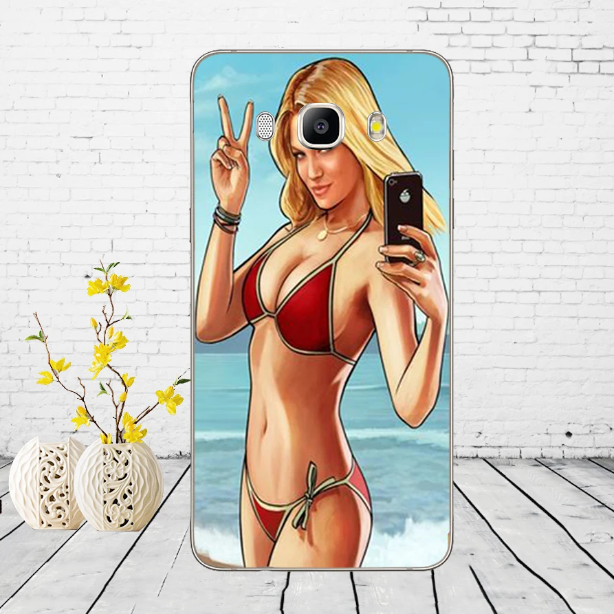 8 33DD Grand Theft Auto GTA V Мягкий силиконовый чехол для Samsung Galaxy A3 a5 A6 A8 j3 j5 j7 - Цвет: 8