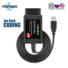 Автомобильный диагностический сканер FORScan Pro ELM327 V1.5 для кодирования Ford USB OBD2, адаптер HS MS CAN, автоматический переключатель F150 F250 F350 F450