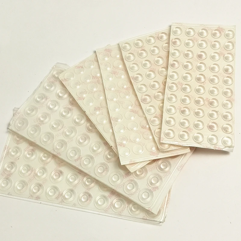 

Transparent Self Adhesive Stop Damper Buffer Cabinet Rubber Bumpers Silicone Furniture Pads Anti collision particle Protective