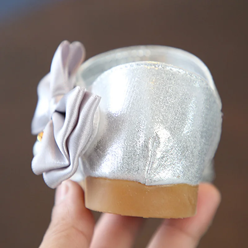 

Hot Sale Fashion Kids Girls Sequin Bow Sandals Children Sandals Summer Girl Sweet Princess Sandals Shoes