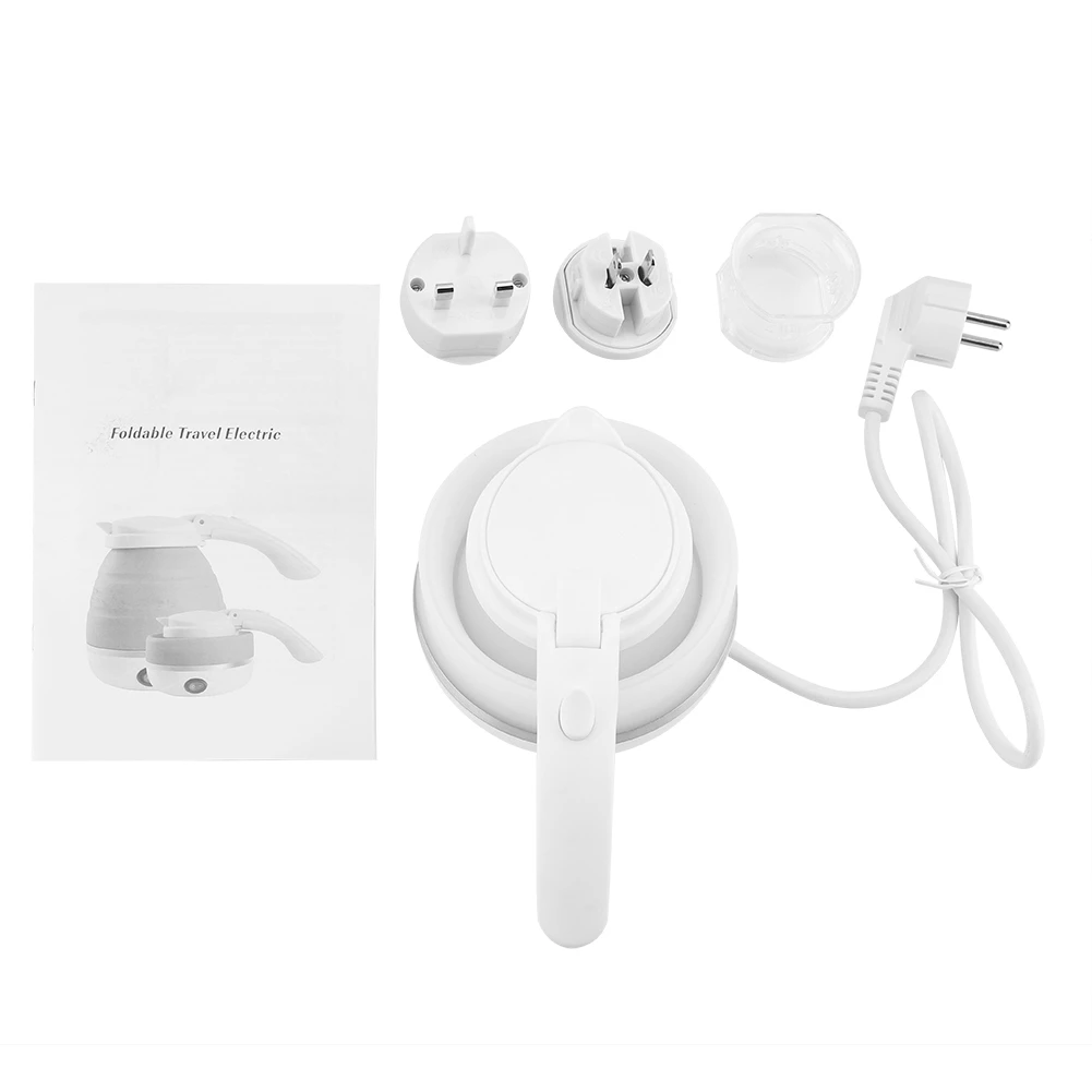 

Silicone Foldable Portable Safe Electric Kettle for Travel 220V EU Plug
