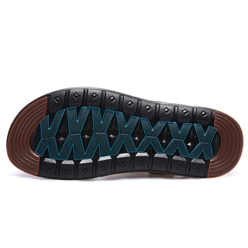 Горячая Распродажа 2020 мужские сандалии новые Пляжные Шлепанцы из натуральной