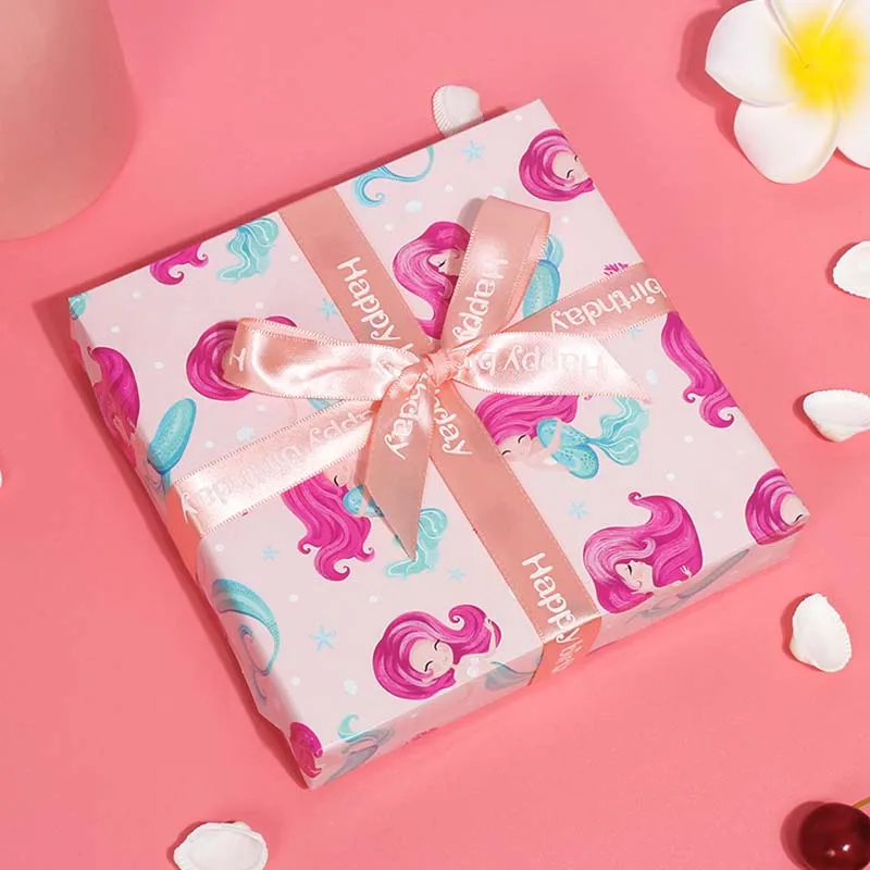 Крафт бумага детский Забавный подарок декоративная 50*70 см динозавр Русалка для