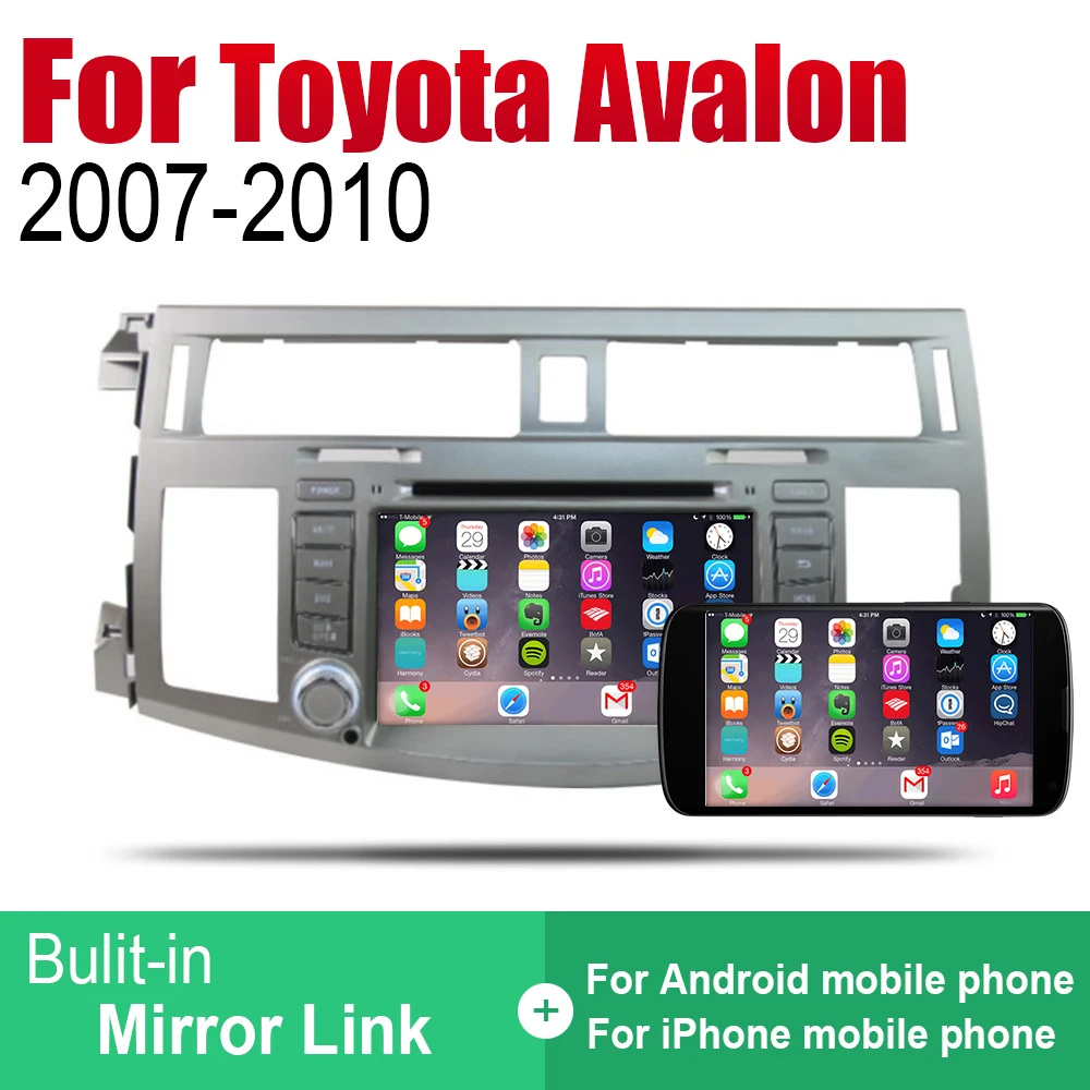 Автомобильные аксессуары для Toyota Avalon 2007 ~ 2010 2din Android мультимедийный DVD-плеер