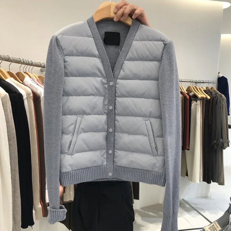 Женская куртка на осень и зиму модный универсальный теплый топ в Корейском стиле