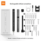 Электрическая отвертка Xiaomi Mijia Youpin, 22 бита, с насадками, мини-отвертка для точной зарядки, для ноутбука D2
