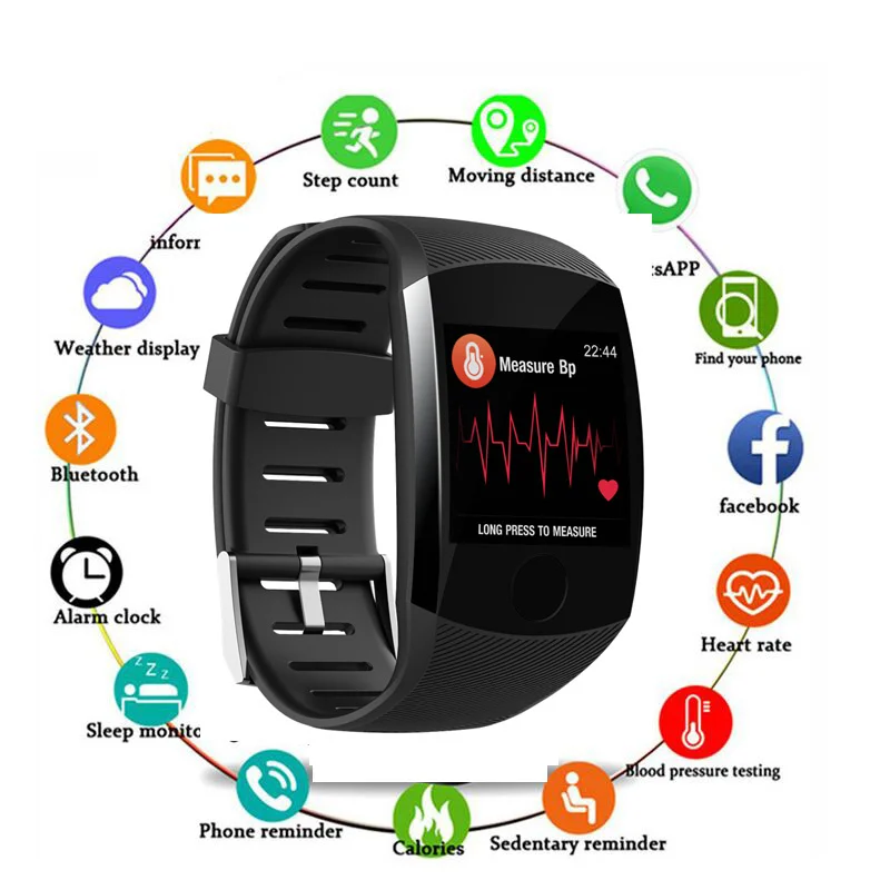 

Sport Smart Watch Blood Pressure Heart Rate Monitor Waterproof IP68 Smartwatch Men Women for Android Ios FOR xiaomi iphone
