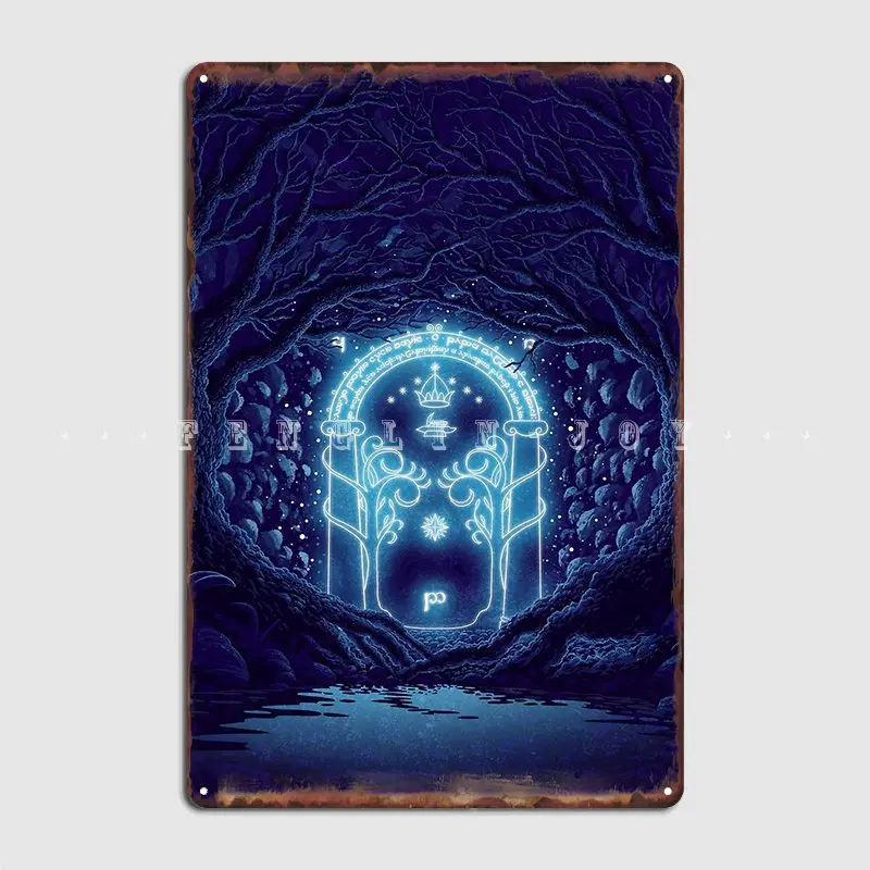 

Wecome To Khazad-Dum Metal Sign Cinema Kitchen Club Bar Classic Plaques Tin Sign Poster