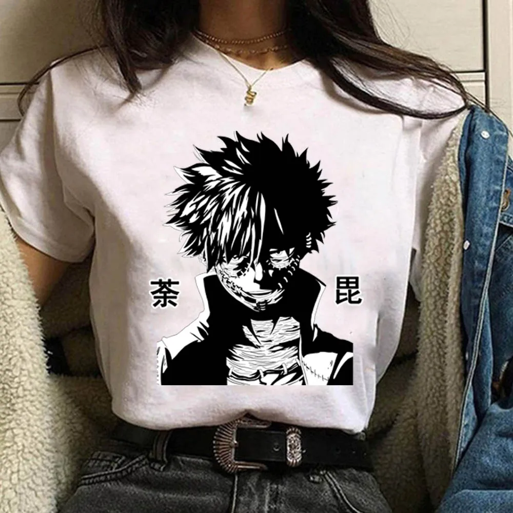 

2020 Anime Dabi Boku No My Hero Academia T Shirt Unisex Summer Men T-shirt Anime Tshirt Tees Harajuku