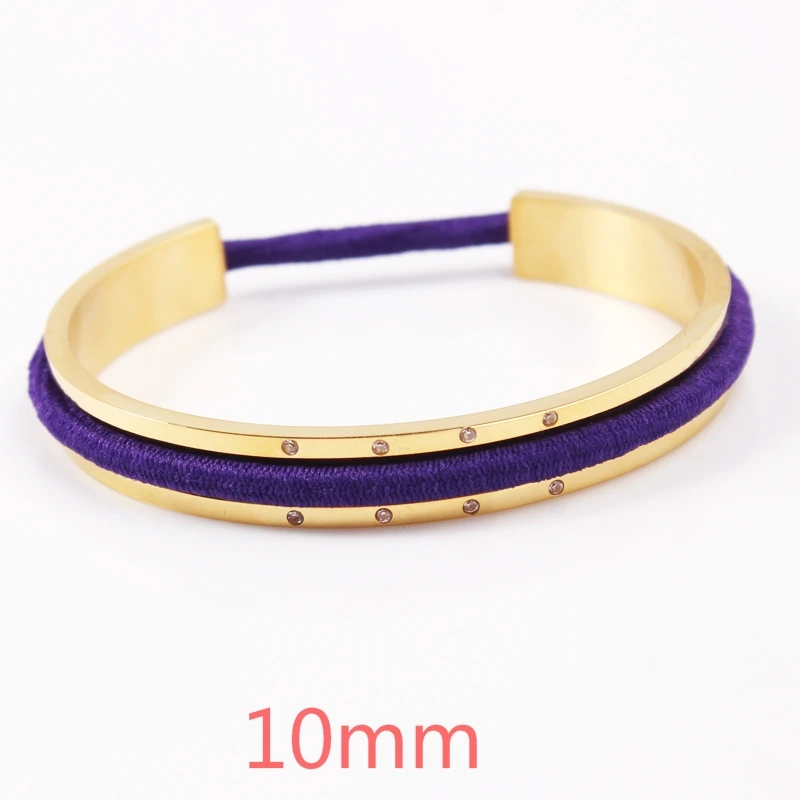 gold Rhinestone Розовое золото цвет серебристый цвет открыт манжета браслеты для женщин мужские ювелирные изделия черные браслеты ручные аксессуары регулируемые - Окраска металла: gold Rhinestone