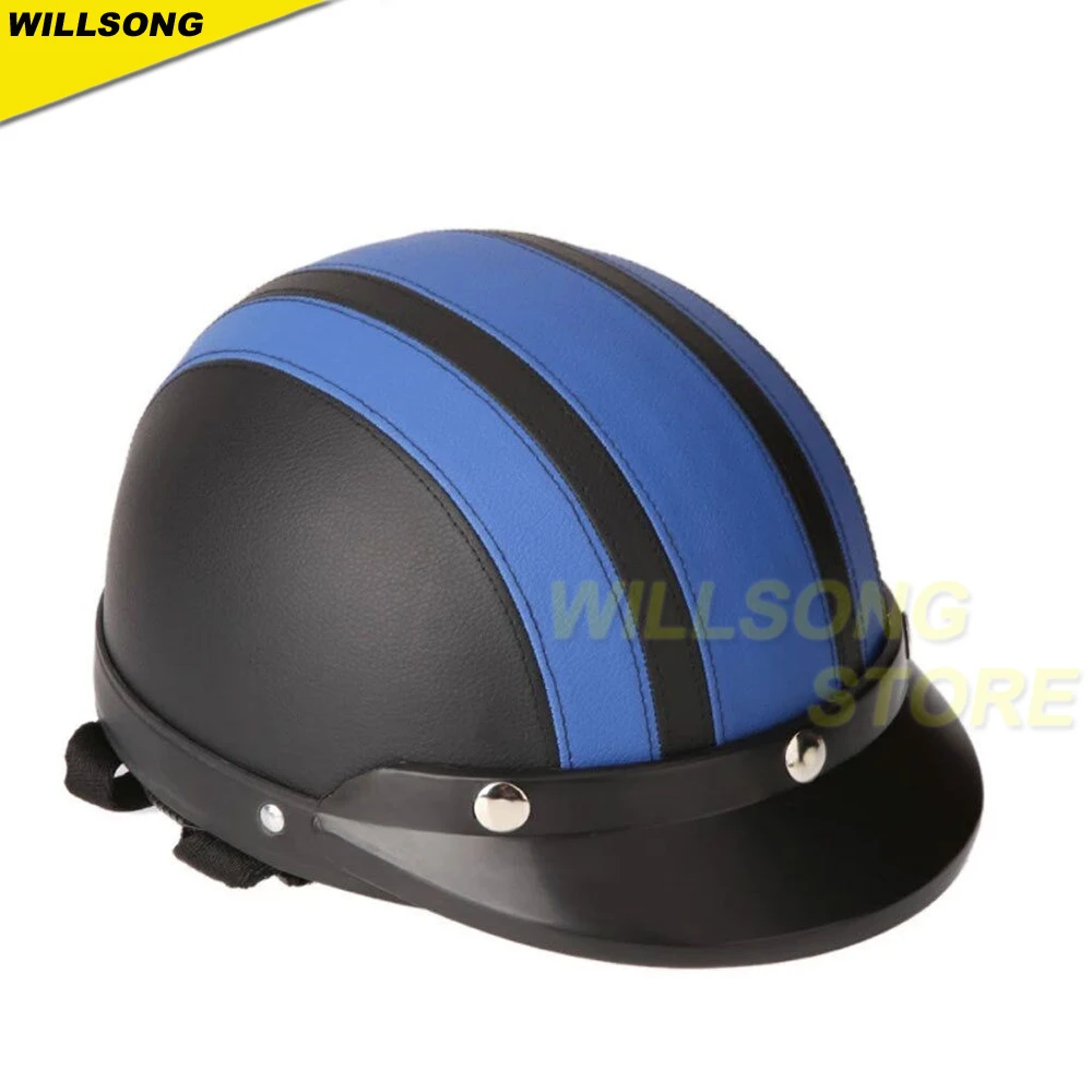 

Open Face Half Helmet Goggles Scooter Scarf Bicycle Travel Retro Vintage Helmets For Harley-Davidson Motorcycle Accessories