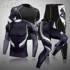 Брендовые длинные зимние комплекты термобелья, мужское Брендовое быстросохнущее антимикробное эластичное мужское термобелье, мужское весеннее теплое термобелье