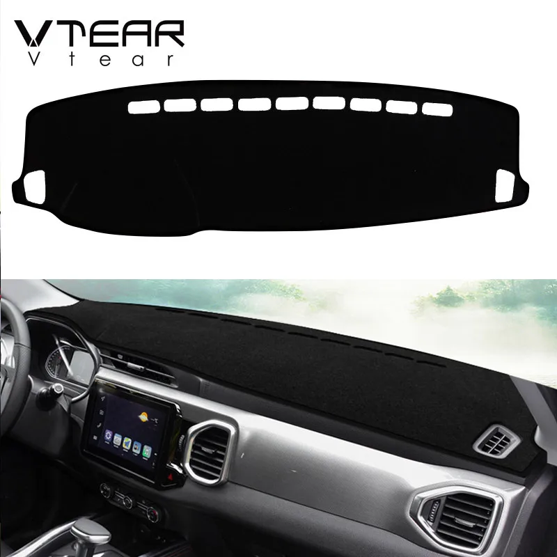 

Vtear для Черри Тигго 4 крышка приборной панели Пыленепроницаемая Подкладка внутренний нескользящий коврик для приборной панели украшение для стайлинга отделка Аксессуары запчасти 2020