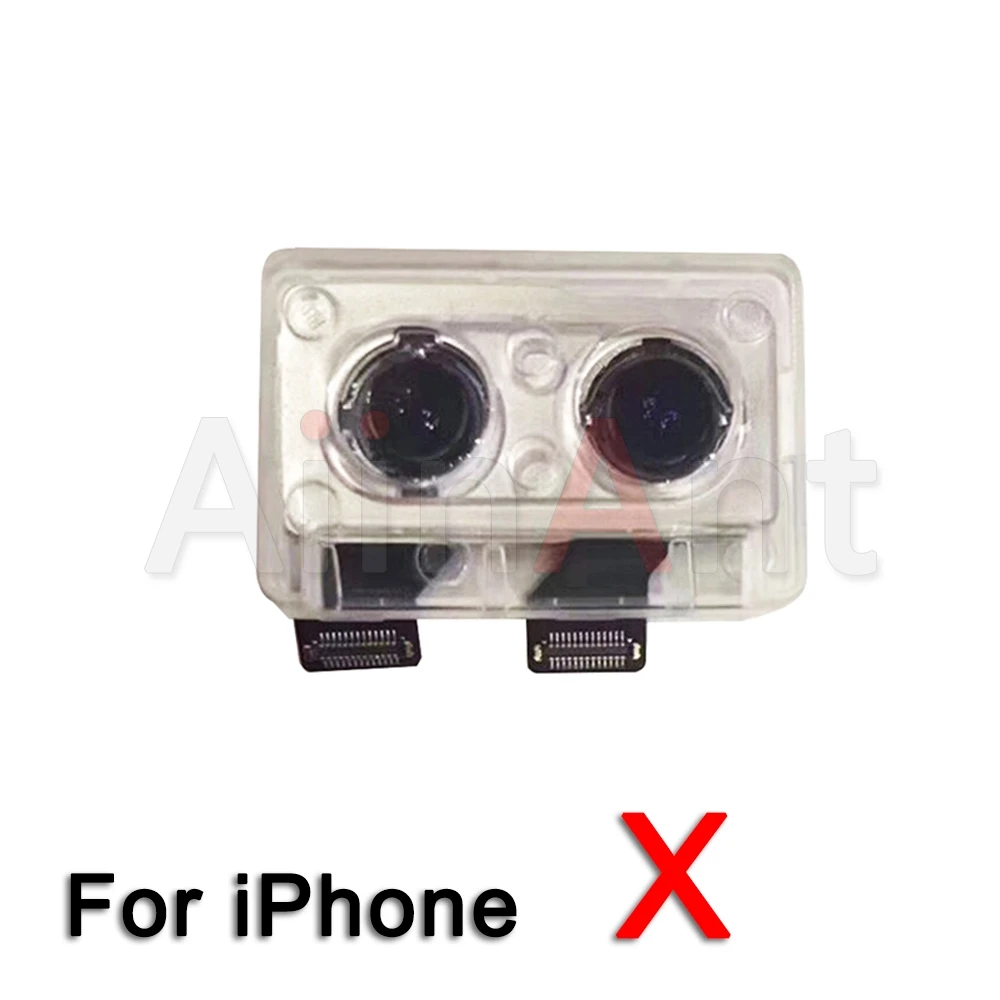 Для iPhone 6 6s 7 8 Plus настоящая камера для iPhone X Xs Max XR задняя камера гибкий кабель для телефона Запчасти Замена - Цвет: For iPhone X