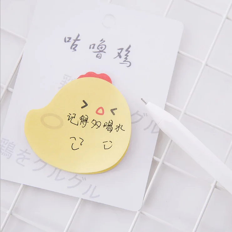 Милый цыпленок Сделай Сам Блокнот N times липкая закладка для заметок блокнот