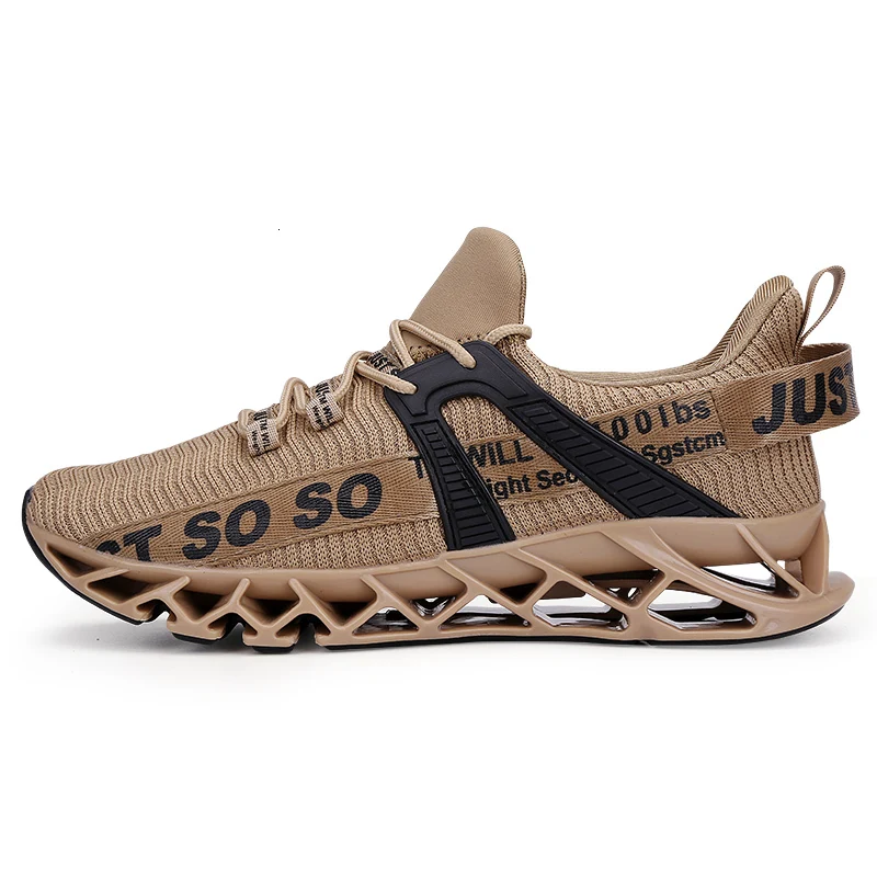 Супер крутая дышащая обувь для бега мужские кроссовки отскакивающие летняя