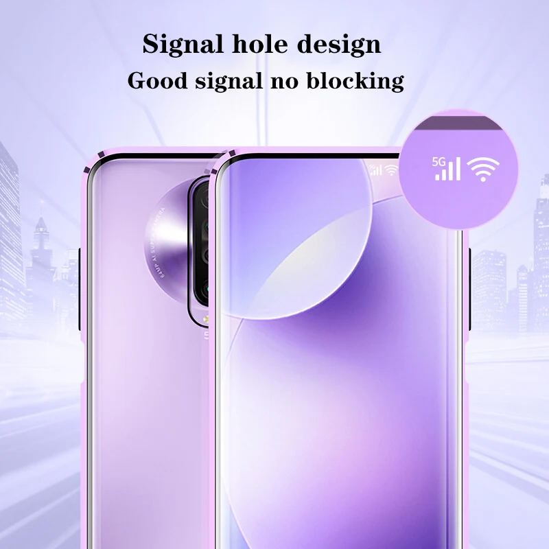 360 Metal Magnetic Case for Xiaomi Redmi Note 8 7 K30 K20 Pro 8T Magnet Cover For 10 CC9 9T Mi 9 SE A3 Lite | Мобильные телефоны и