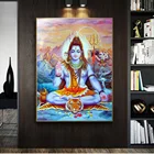 Шива Властелин холст настенные картины индуистские боги стены художественные плакаты и принты индуизм картина куадро картина домашний декор