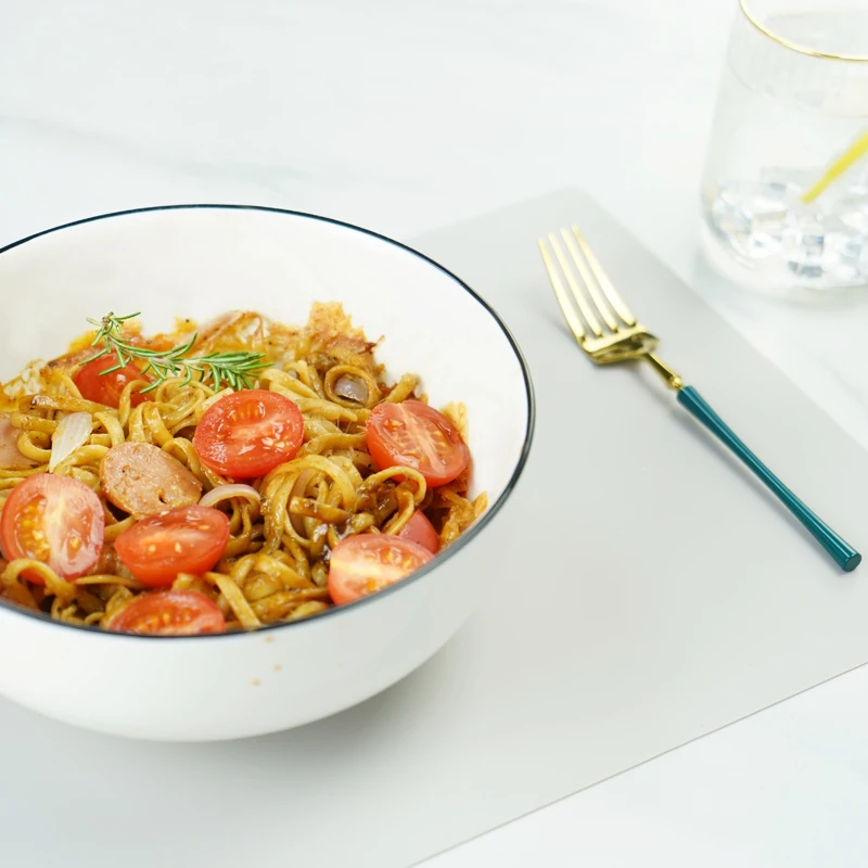 Silicone Placemat Colorful Table Mat Coffee Cup Mug Glass drink Coaster Environmental protection western placemat | Дом и сад