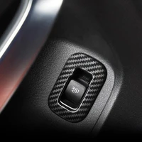 for mercedes benz a class 2019 abs matte and carbon fibre car backup box button switch cover trim interior car styling 1pcs