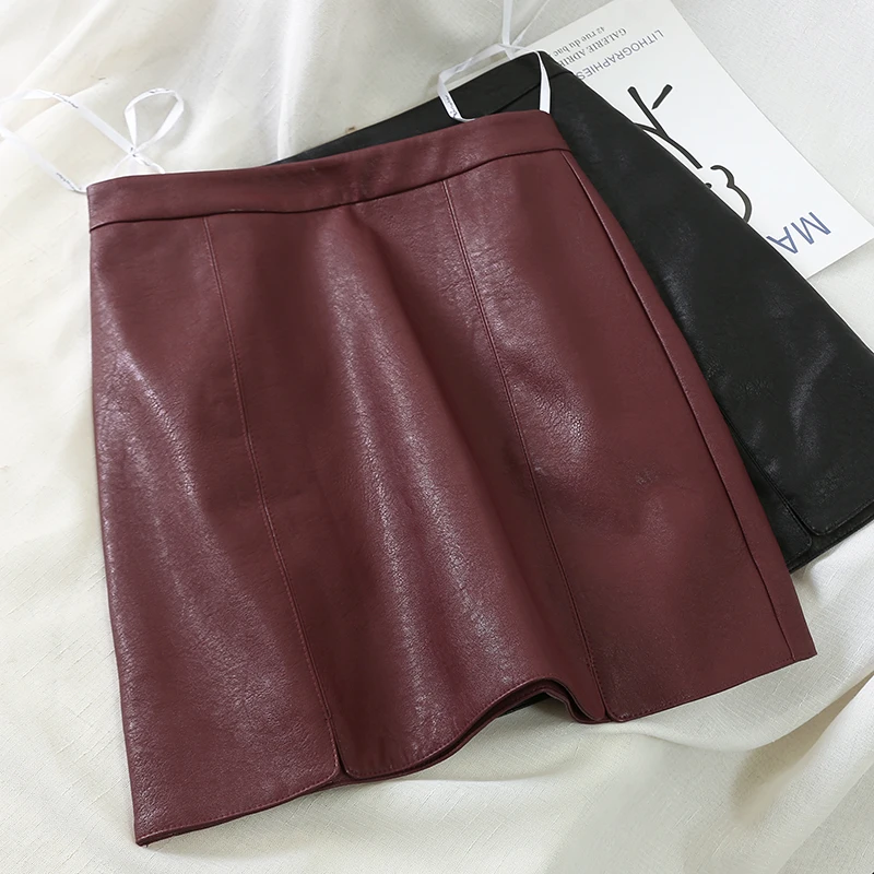 Модная обувь из искусственной кожи юбка-трапеция с Осенне-зимняя Дамская