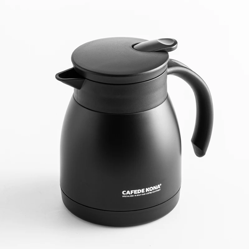 CAFEDEKONA Кофе чайник термос 500 мл бытовой воды из твердого английского фарфора с