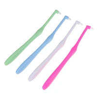 hot 1pcs orthodontic toothbrush small head soft hair correction teeth braces dental floss oral hygiene tooth care